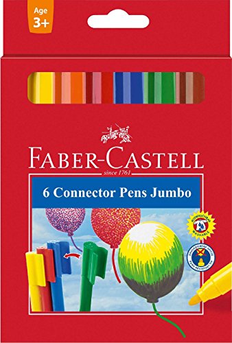 Faber-Castell 10100276 Lot de 6 Stylos Connecteur Feutre de... - Loisirs Créatifs Amazon France à 10.55€