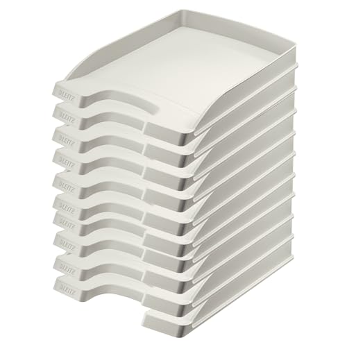 Leitz Briefkorb Flach A4, 10er Pack, Briefablage in... - Maison & Cuisine Amazon Allemagne à 20.63€