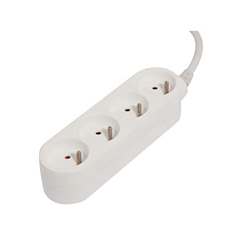 CHACON Bloc multiprise 4x16A 3500W câble 1 5m - Blanc en promo à 6,49€ (-50%) sur Amazon FR