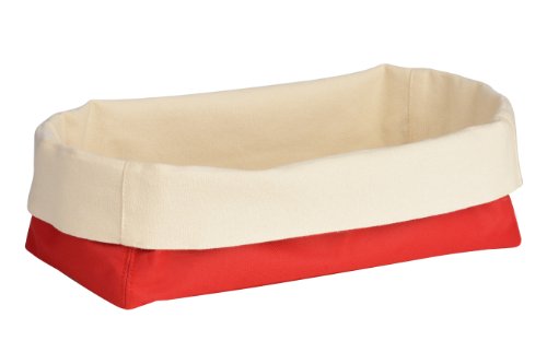 Premier Housewares Bread Basket, 17 x 33 x 16 cm - Red/Cream - Beauty & Fragrances Amazon UK à 2.39€