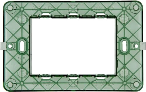 Supporto Vimar Plana 3 Moduli +Viti 14613 - Fournitures Bureau Amazon Italie à 1.20€