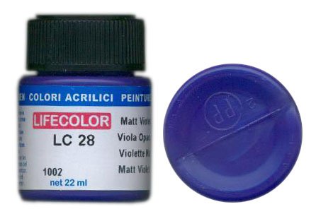 Colore LifeColor LC28 basic matt violet - Loisirs Créatifs Amazon Italie à 2.80€