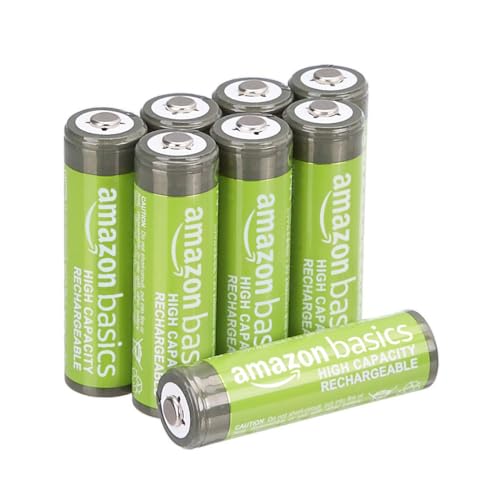 Amazon Basics 8er-Pack wiederaufladbare AA-NiMH-Batterien... - High-Tech & Électronique Amazon Allemagne à 11.13€