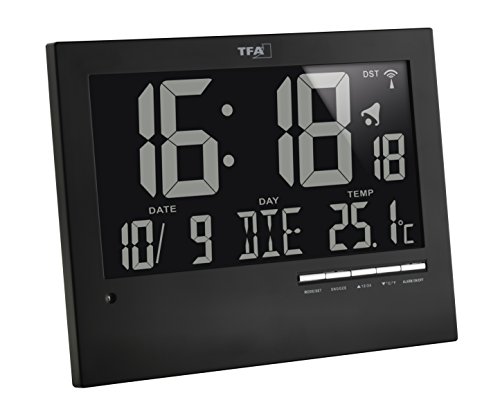 TFA Dostmann Orologio digitale radiocontrollato con... - Auto & Moto Amazon Italie à 38.26€