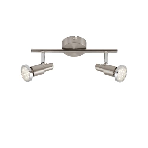 Briloner Leuchten 2991-022B Spot LED GU10 3 W Métal/Marron - Maison & Cuisine Amazon France à 16.95€