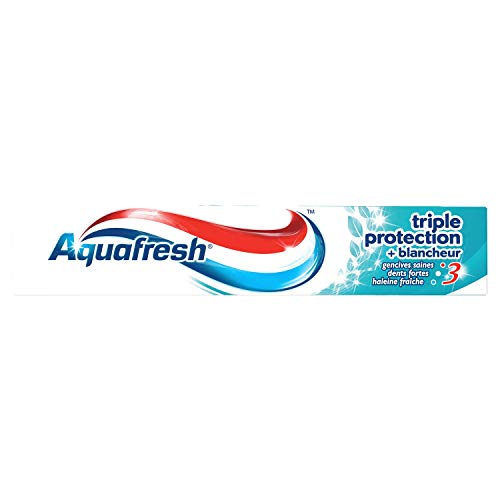 Aquafresh Dentifrice Triple Protection Blancheur, Gencives... en promo à 3,99€ (-63%) sur Amazon FR