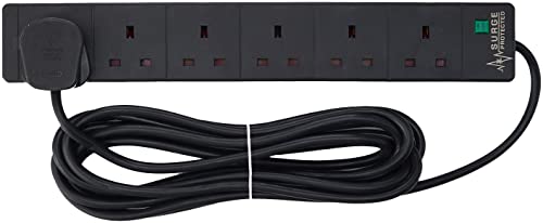 PRO ELEC PELB1755 6 Gang Extension Lead with Surge... - Amazon Royaume-Uni à 10.00€