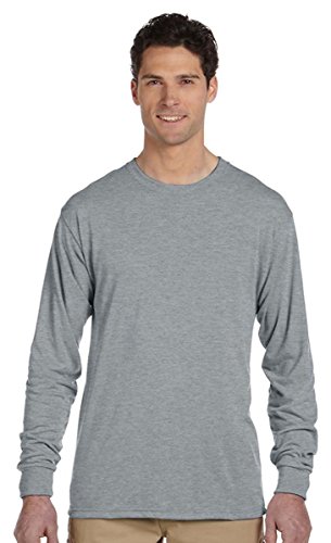 Jerzees 21ML JZ 21MLR 5.3OZ 100% POLY LS T ATHLETIC HEATHER... - Sports & Fitness Amazon France à 62.00€