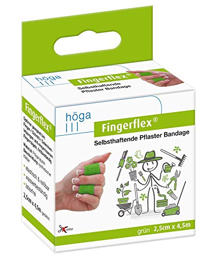Höga-Pharm, Fingerflex grün 2.5 cm x 4.5 m, selbsthaftende... - Amazon Allemagne à 5.94€