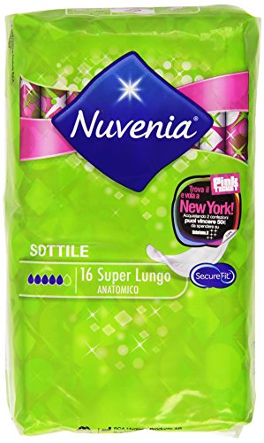 Nuvenia - Assorbente, Sottile Super Lungo, Anatomico - 16... - Santé & Bien-être Amazon Italie à 1.80€
