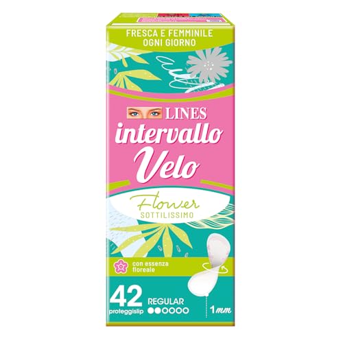 LINES INTERVALLO VELO FLOWER, 42 proteggislip distesi per... - Jardin & Extérieur Amazon Italie à 2.48€