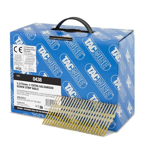 Tacwise 0438 Clous en Bande Extra Galvanisés 3,3/75 mm... - DIY & Tools Amazon France à 85.20€