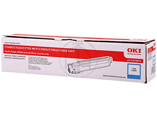 OKI C 9850 HDTN (42918915) - original - Toner cyan - 15.000... - Fournitures Bureau Amazon Allemagne à 197.35€
