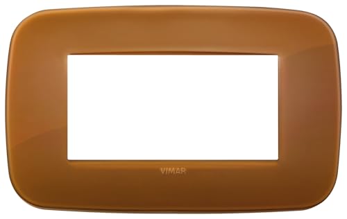 Placca Vimar Arkè Round 4 Moduli Reflex Caramel 19684.62 - Tech & Electronics Amazon Italy à 10.84€