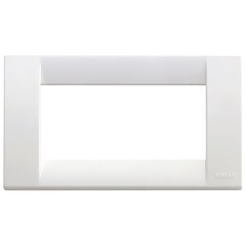 VIMAR 16744.01 Plaque Classique, 4 postes, Blanc Brillant en promo à 9,50€ (-59%) sur Amazon FR