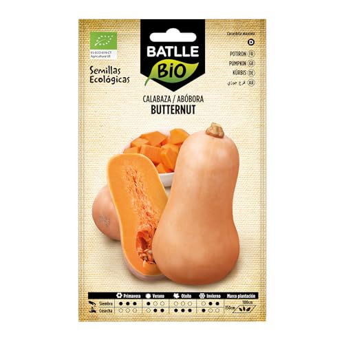 Batlle Ecological Seeds - Pumpkin Anquito Butternut (4g) - Sports & Fitness Amazon UK à 2.79€