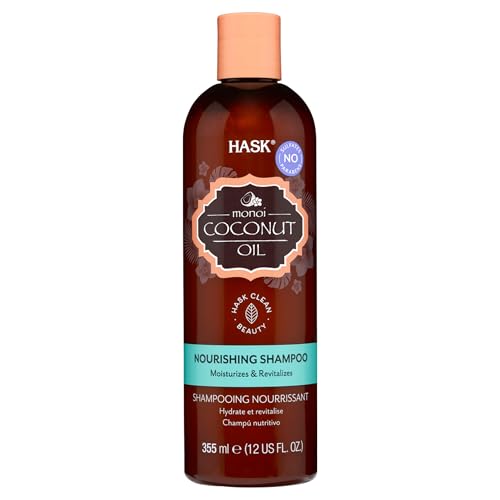 HASK Monoi Coconut Oil Nourishing Shampoo 355 ml - Beauty & Fragrances Amazon UK à 4.45€