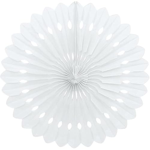 Unique Party 64267 - 40cm Ventaglio in Carta Velina Bianca... - Auto & Motorcycle Amazon Italy à 2.69€