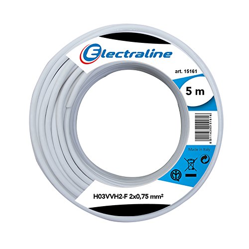 Electraline 10900 Piattina Indivisibile H03VVH2-F, Sezione... - Bricolage & Outils Amazon Italie à 9.99€