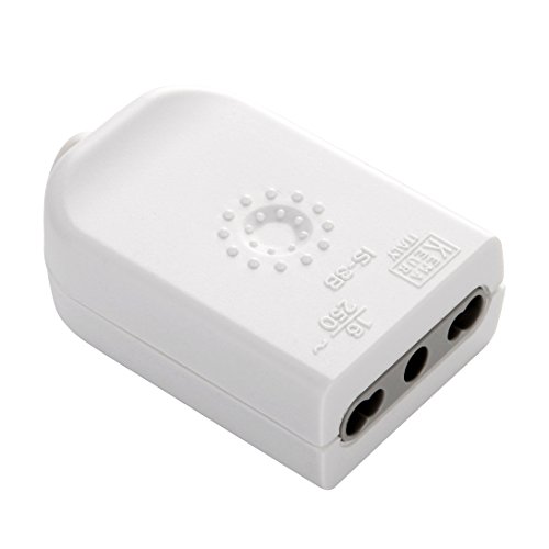 Electraline 71906 Presa Volante, 16 A 230V, Bianco Opaco - Amazon Italie à 5.05€