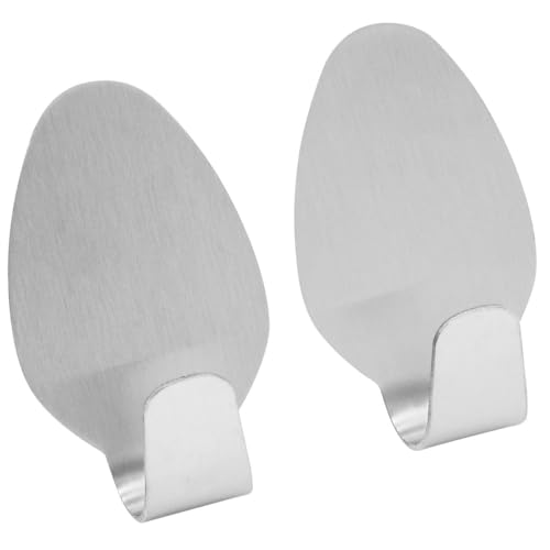 Fackelmann 61216 Lot de 2 Crochets Muraux Adhésifs en INOX... en promo à 4,99€ (-35%) sur Amazon FR