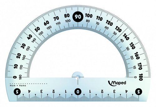 Maped M146134 Rapporteur d'angle 180 ° 12 cm avec étui de... en promo à 1,19€ (-55%) sur Amazon FR