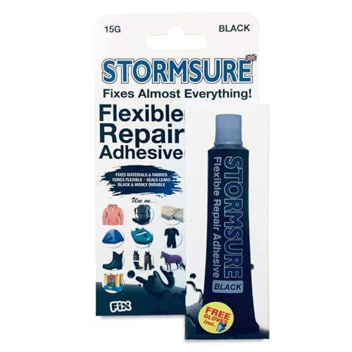 Stormsure Adesivo Riparatore Flessibile 15 g Nero - Bricolage & Outils Amazon Italie à 9.95€