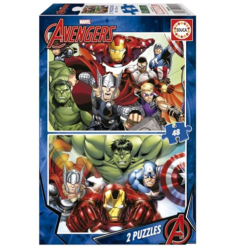 Educa - Puzzle Avengers | 2x48 pezzi Puzzle Set | Marvel... - Jouets & Jeux Amazon Italie à 8.99€