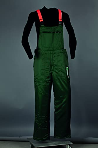 Schnittschutzhose Latzhose mit rundum Schnittschutz Größe 64 - Jardin & Extérieur Amazon Allemagne à 82.13€