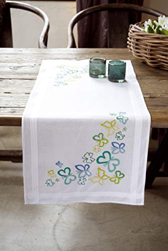 Vervaco Ricamo: Runner: Farfalle in Verde, 100% Cotone... - Amazon Italy à 9.29€