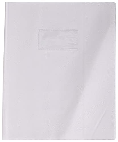 Calligraphe 72114C Un Protège-Cahier Grain Cuir Blanc... - Fournitures Bureau en promo à 0.76€