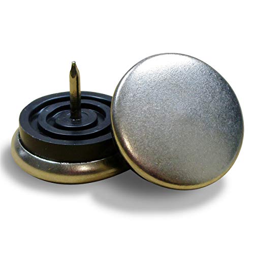 ajile - 4 pièces - Patin glisseur en acier laitonné à... - Bricolage & Outils Amazon France à 2.80€