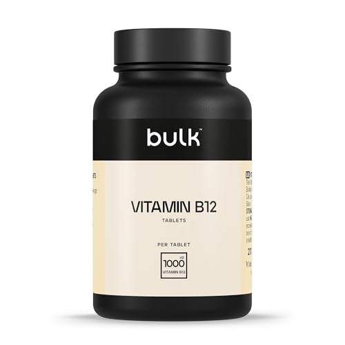 Bulk Comprimés de vitamine B12, 1000 mcg, paquet de 60... - Sports & Fitness en promo à 3.65€