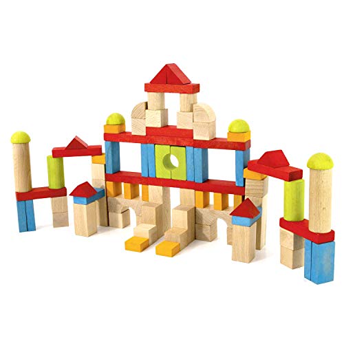 Jeujura JeujuraJ8243 Wood Blocks Set (82-Piece) - Jouets & Jeux Amazon Royaume-Uni à 30.11€