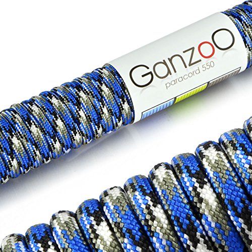 Ganzoo Paracord 550 cuerda de 4 mm para exteriores, 30... - Sports & Fitness Amazon Espagne à 12.94€