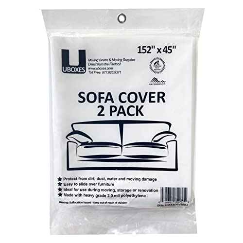 Uboxes SOFA Moving Covers (2 Pack) - 45" x 152" - Moving &... - Maison & Cuisine Amazon Royaume-Uni à 7.88€