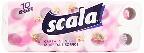 Scala - Carta Igienica (Pacco da 10) - Auto & Moto Amazon Italie à 1.60€