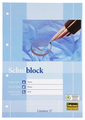 Schulblöcke /Schreibblöcke DIN A4 / 50 Blatt je Block (2er... - Fournitures Bureau en promo à 1.89€