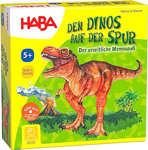 HABA 7591 - Les Dinosaures sur la Piste, Jeu de Ponte, 41... - Jouets & Jeux Amazon France à 10.21€