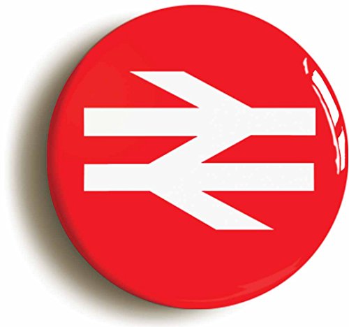 Ozorath BRITISH RAIL RAILWAYS RETRO RED LOGO BADGE BUTTON... - Loisirs Créatifs en promo à 1.29€