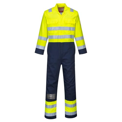 Portwest BIZ7 Hi-Vis Anti-Static Bizflame Pro Coverall... - Bricolage & Outils Amazon Royaume-Uni à 48.30€
