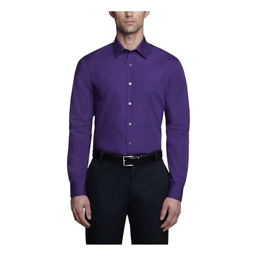 Van Heusen - Camicia da Uomo Aderente in Popeline, Tinta... - Mode & Vêtements Amazon Italie à 15.94€