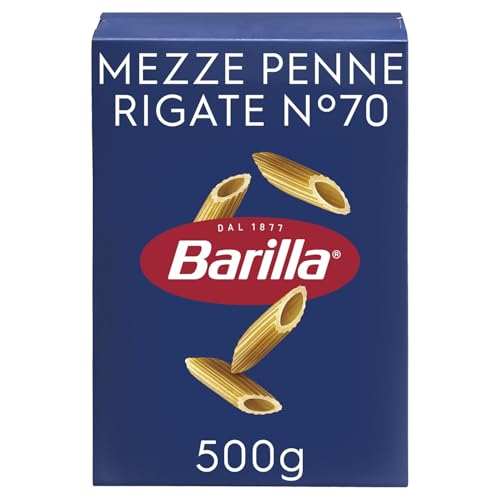 Barilla Pasta Mezze Penne Rigate N.70, Pasta di Semola di... - Épicerie Amazon Italie à 1.03€