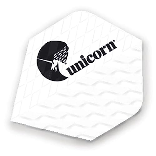Unicorn Ailettes de fléchette | Design ondulé texturé Blanc... en promo à 4,63€ (-90%) sur Amazon FR