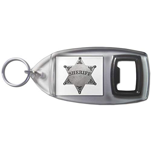 Sheriff Badge - Llavero abridor de Botellas de plástico - Jardin & Extérieur en promo à 3.50€