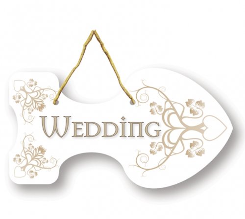 Rustic Wedding Directional Signs /6 - Maison & Cuisine Amazon France à 8.29€