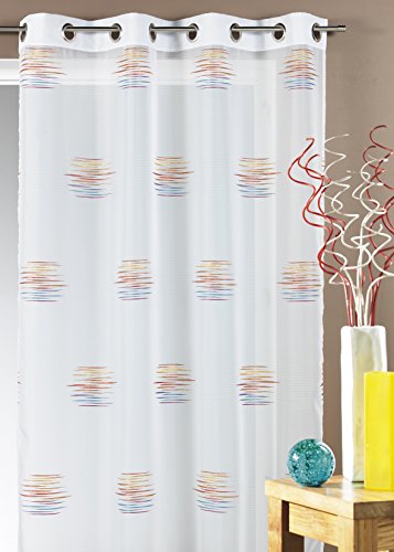 Homemaison - Voilage en Jacquard à Imprimés Fantaisie... - Auto & Moto en promo à 20.95€