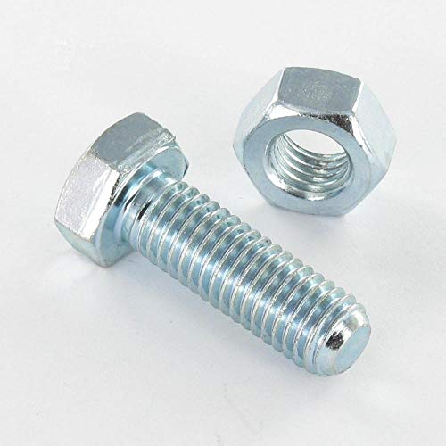 BOULON ECROU et VIS TETE HEXAGONALE TETE HEXAGONALE TH 8X25... - Bricolage & Outils Amazon France à 1.92€