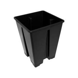 Pot carré noir 15x15x20-3,4l - Nuova pasquini e bini spa - Jardin & Extérieur Amazon France à 1.65€