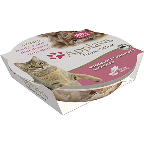 Applaws Cat Succulent Tuna with Crab Jars 1 Unité - Pet Supplies Amazon France à 6.31€